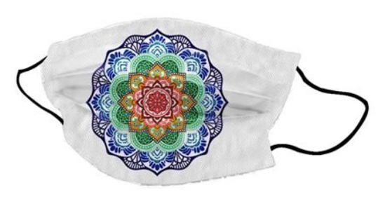 Pralna obrazna maska Mandala Lotus