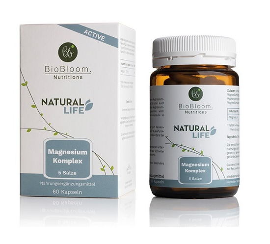 MG Natural ACTIVE – Magnezijev kompleks, 60 kapsul